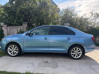 2015 Skoda Rapid I, голубой, 1150000 рублей, вид 4