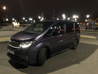 2015 Honda Stepwgn Spada V, фиолетовый, 1700000 рублей, вид 3