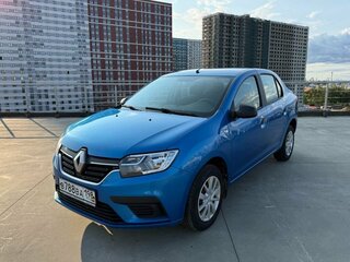 2018 Renault Logan II Рестайлинг, синий, 820000 рублей, вид 2
