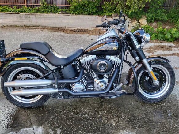 2013 Harley-Davidson Fat Boy, коричневый, 2000000 рублей - вид 8