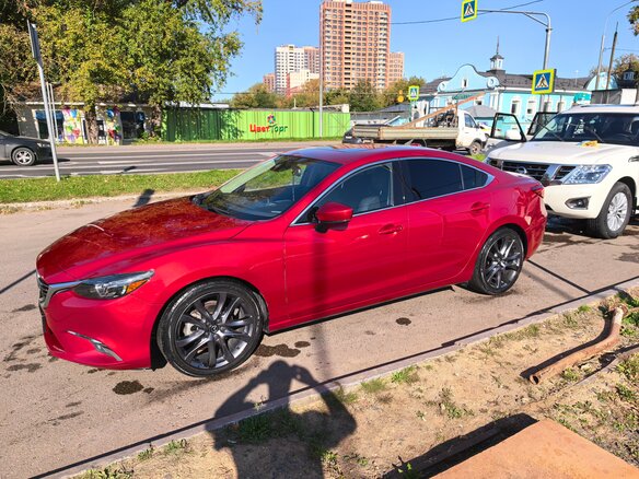 2017 Mazda 6 III (GJ) Рестайлинг, красный, 2100000 рублей - вид 12