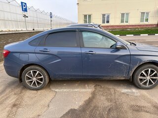 2017 Lada (ВАЗ) Vesta I, синий, 750000 рублей, вид 3