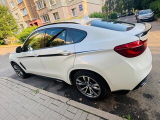 2017 BMW X6 M50d II (F16), белый, 4177940 рублей, вид 4