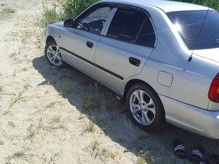 2007 Hyundai Accent ТагАЗ II, серебристый, 550000 рублей, вид 4