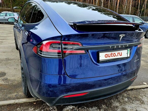 2020 Tesla Model X Long Range Plus I, синий, 5790000 рублей - вид 6