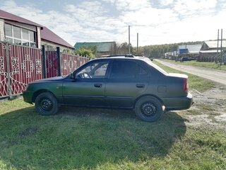 2009 Hyundai Accent ТагАЗ II, чёрный, 260000 рублей, вид 2