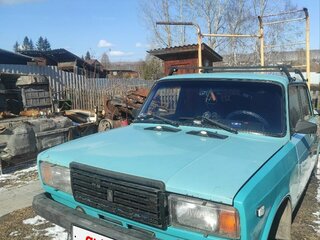 2001 Lada (ВАЗ) 2107, голубой, 200000 рублей, вид 2