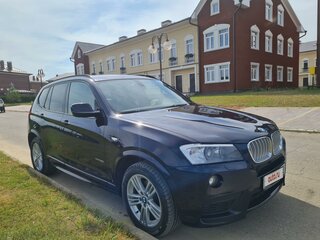 2012 BMW X3 28i xDrive II (F25), синий, 1894000 рублей, вид 1