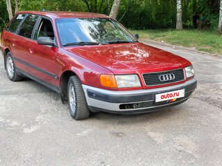 1991 Audi 100 IV (C4), красный, 260000 рублей, вид 1