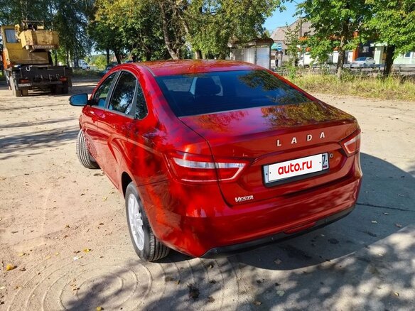 2016 Lada (ВАЗ) Vesta I, красный - вид 7