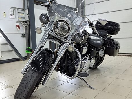 2007 Yamaha XV 1700 Road Star, чёрный, 850000 рублей, вид 2