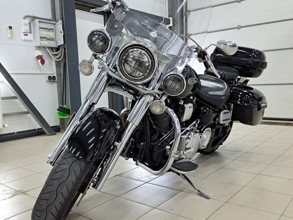 2007 Yamaha XV 1700 Road Star, чёрный, 850000 рублей - вид 1