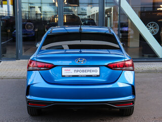 2020 Hyundai Solaris II Рестайлинг, синий, 1180000 рублей, вид 5