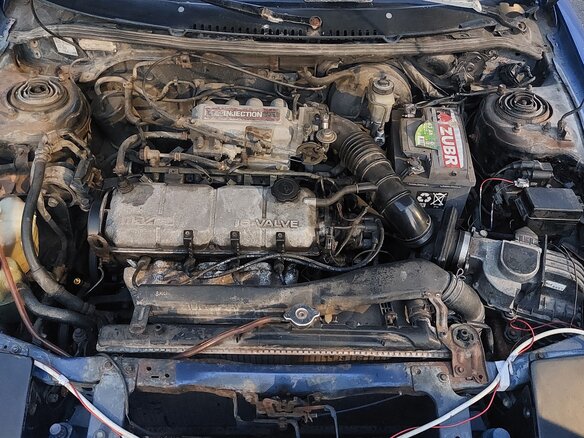 1990 Mazda 323 IV (BG), синий, 95000 рублей - вид 8