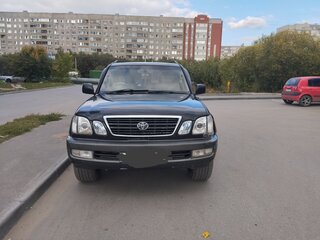 2002 Toyota Land Cruiser Cygnus 100 Series, чёрный, 1999999 рублей, вид 1