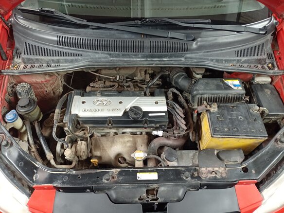 2008 Hyundai Getz I Рестайлинг, красный, 460000 рублей - вид 5