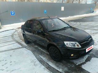 2014 Lada (ВАЗ) Granta I, чёрный, 600000 рублей, вид 3