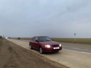 2005 Hyundai Accent ТагАЗ II, красный, 280000 рублей, вид 4