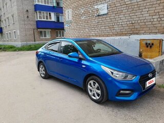 2019 Hyundai Solaris II, синий, 1450000 рублей, вид 1