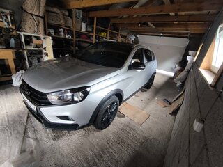 2022 Lada (ВАЗ) Vesta SW Cross I, серый, 1400000 рублей, вид 4