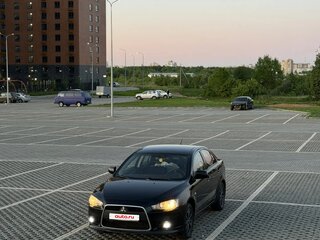2012 Mitsubishi Lancer X Рестайлинг, чёрный, 663000 рублей, вид 3