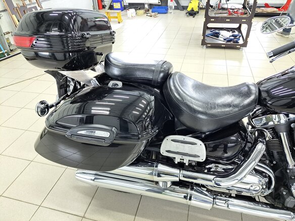 2007 Yamaha XV 1700 Road Star, чёрный, 850000 рублей - вид 9