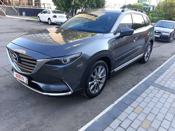 2018 Mazda CX-9 II, серый, 3500000 рублей