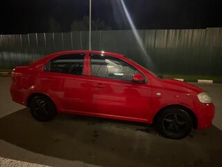 2007 Chevrolet Aveo I Рестайлинг, красный, 385000 рублей, вид 4