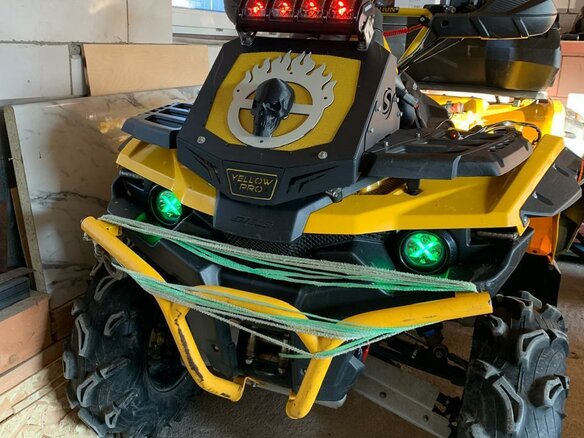 2021 Stels ATV-650 Guepard Trophy, жёлтый, 680000 рублей - вид 2