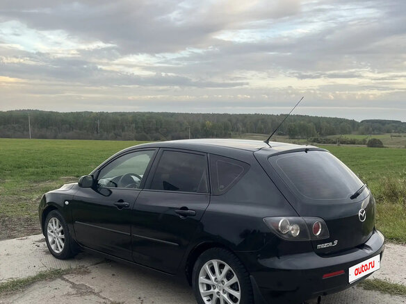 2008 Mazda 3 I (BK) Рестайлинг, чёрный, 400000 рублей - вид 3
