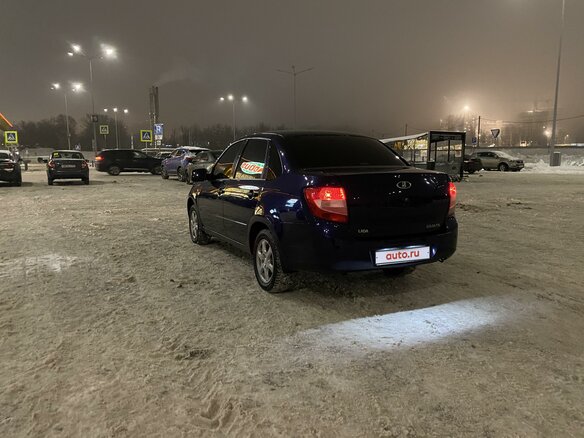 2012 Lada (ВАЗ) Granta I, синий - вид 4
