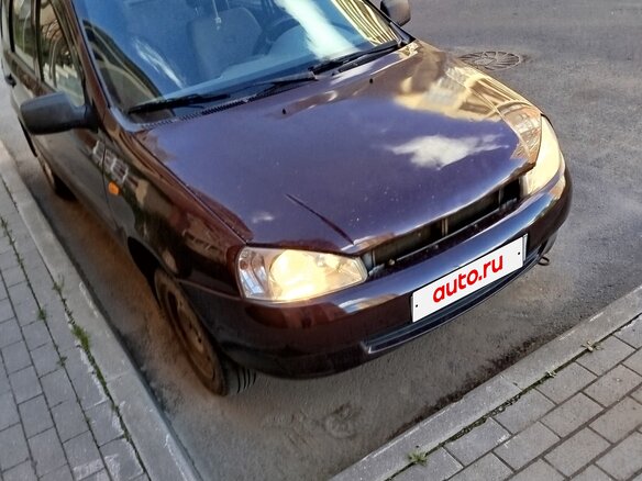 2012 Lada (ВАЗ) Kalina I, пурпурный, 270000 рублей - вид 3