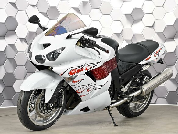 2007 Kawasaki ZZR 1400, белый, 599000 рублей - вид 1
