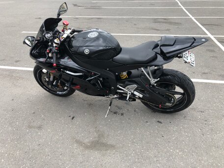 2008 Yamaha YZF-R6, чёрный, 850000 рублей, вид 2