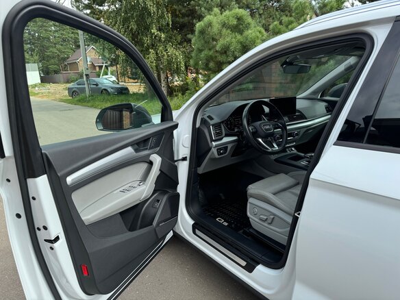 2021 Audi Q5 45 TFSI II (FY) Рестайлинг, белый - вид 14