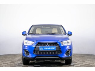 2014 Mitsubishi ASX I Рестайлинг, синий, 1149000 рублей, вид 2