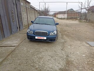 2007 Hyundai Sonata ТагАЗ IV (EF) Рестайлинг, синий, 400000 рублей, вид 2