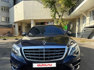 2015 Mercedes-Benz S-Класс 500 VI (W222, C217), синий, 2850000 рублей, вид 4
