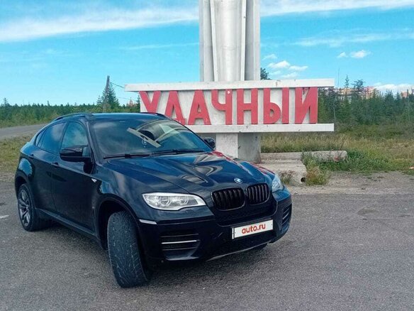 2013 BMW X6 M50d I (E71) Рестайлинг, чёрный, 3500000 рублей - вид 4