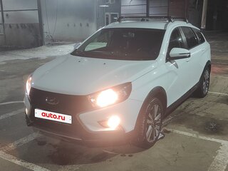 2021 Lada (ВАЗ) Vesta SW Cross I, белый, 1350000 рублей, вид 2