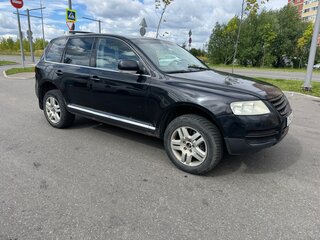 2003 Volkswagen Touareg I, чёрный, 625000 рублей, вид 3