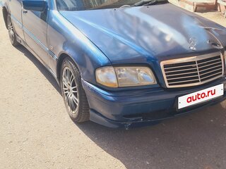 1998 Mercedes-Benz C-Класс 200 I (W202) Рестайлинг, синий, 169999 рублей, вид 2