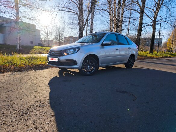 2023 Lada (ВАЗ) Granta I Рестайлинг, серый, 839000 рублей - вид 2