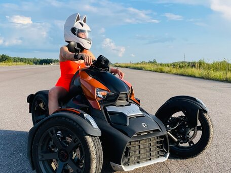 2022 BRP Can-Am Ryker, чёрный, 1400000 рублей, вид 2