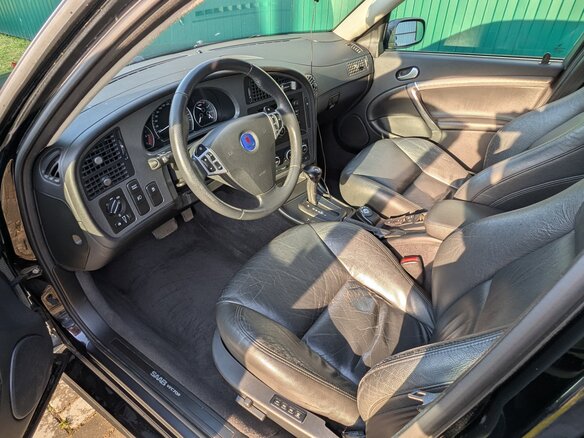 2007 Saab 9-5 I Рестайлинг 2, чёрный, 850000 рублей - вид 8