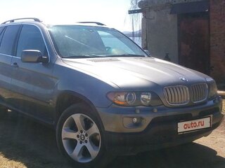 2004 BMW X5 4.4i I (E53) Рестайлинг, серый, 980000 рублей, вид 1