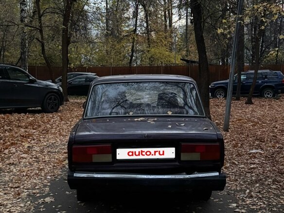 2006 Lada (ВАЗ) 2107, пурпурный, 85000 рублей - вид 2