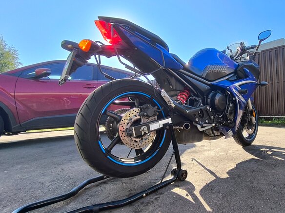 2009 Yamaha XJ6 (FZ6R), синий, 400000 рублей - вид 12