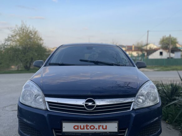 2008 Opel Astra H Рестайлинг, синий, 600000 рублей - вид 1