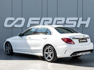 2017 Mercedes-Benz C-Класс 180 9G-TRONIC IV (W205), белый, 2410000 рублей, вид 2
